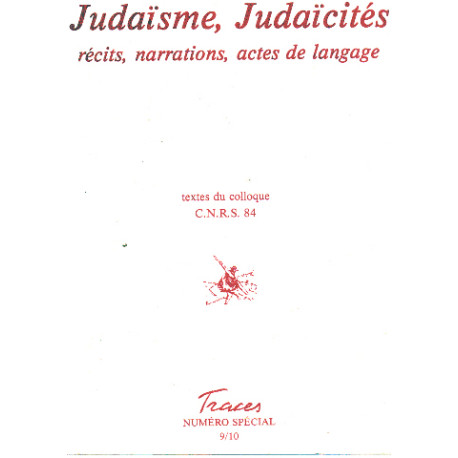 Judaïsme judaïcités / récits narrations actes de langage