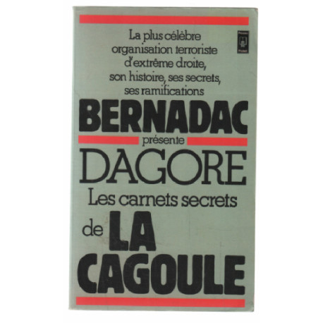Les Carnets secrets de la Cagoule : [édition abrégée]