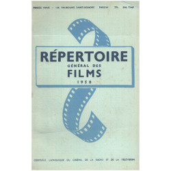 Répertoire général des films 1958