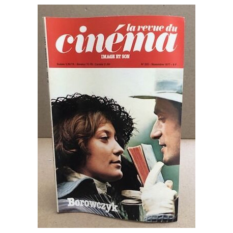La revue du cinema image et son n° 322