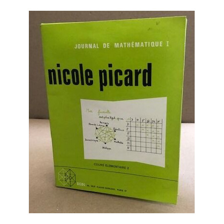 Journal de mathématiques 1 / cours elementaire 2
