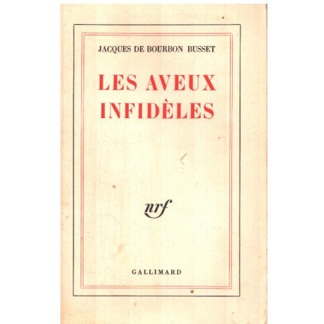 Les aveux infidèles