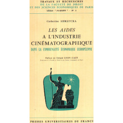 Les aides a l'industrie cinematographique dans la communaute...