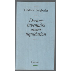 Dernier inventaire avant liquidation