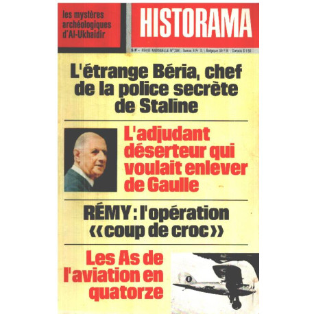 Revue historama n° 284 / l'étrange beria chef de la police secrète...
