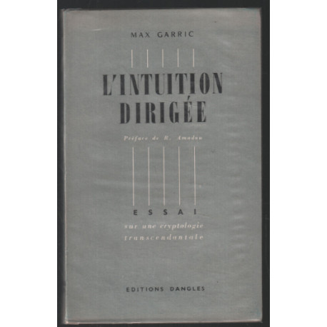 L'intuition dirigée (essai)