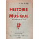 Histoire de la musique des origines à nos jours