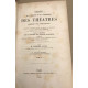Traite de la législation et de jurisprudence des théatres avec une...