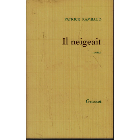 Il neigeait