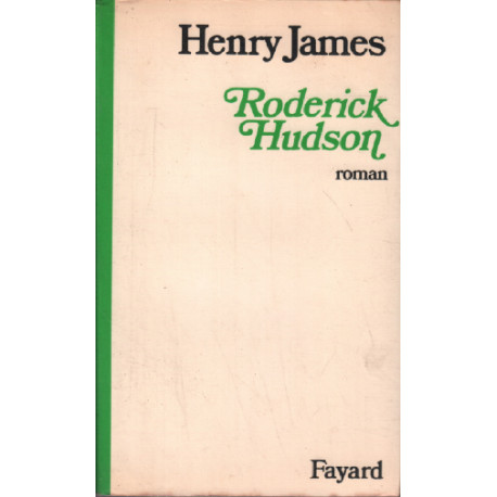 Roderick hudson/ texte en français