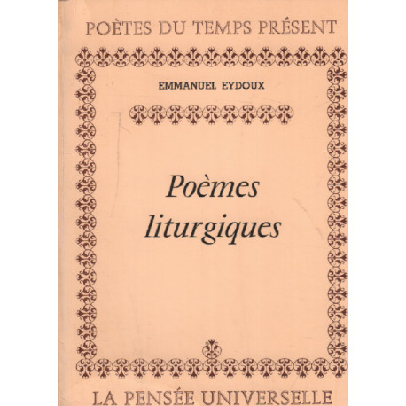 Poemes liturgiques