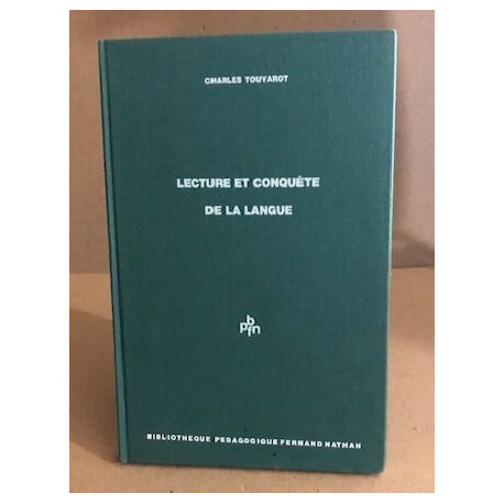 Lecture et conquête de la langue