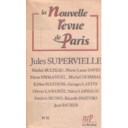 Revue de Paris n° 11 / jules supervielle