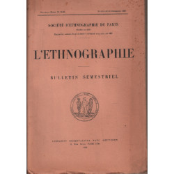 L'ethnographie n° 35-36 / bulletin semestriel