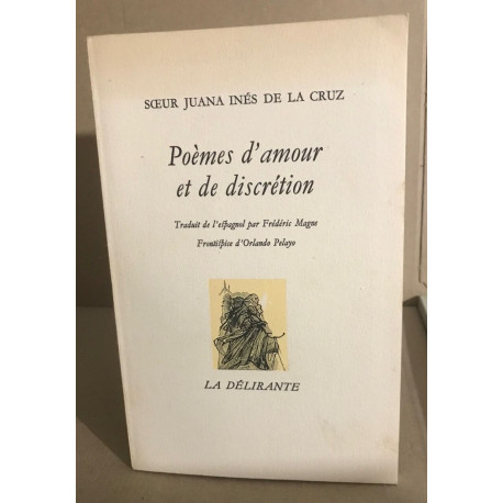 Poèmes d'amour et de discretion / frontispice d'orlando Pelayo