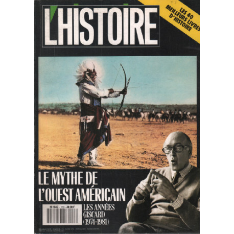 Revue l'histoire n° 133 / le mythe de l'ouest américain