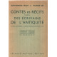 Contes et recits traduits des ecrivains de l'antiquité/ classe de...
