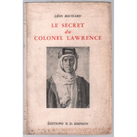 Le secret du colonel lawrence