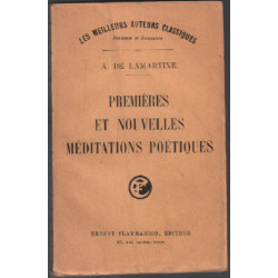 Premières et nouvelles méditations poétiques