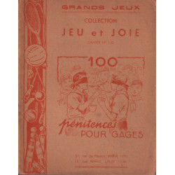 Pour vos jeux à gages voici 100 pénitences