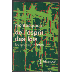 De l'esprit des lois
