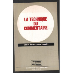 La technique du commentaire