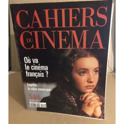 Les cahiers du cinéma n° 544