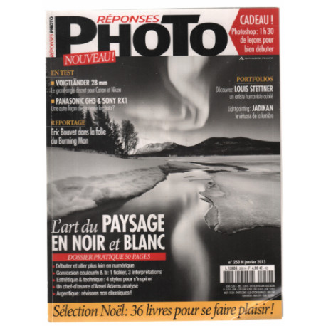 L'art du paysage en noir et blanc / Revue réponse photo n° 250H