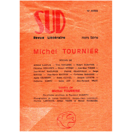 Revue sud hors serie / michel tournier
