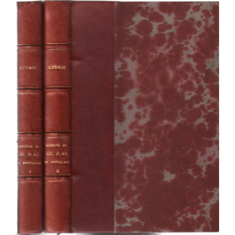 Histoire de gil blas de santillane (edition de 1928 en 2 tomes)