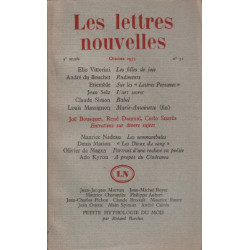 Les lettres nouvelles n° 31