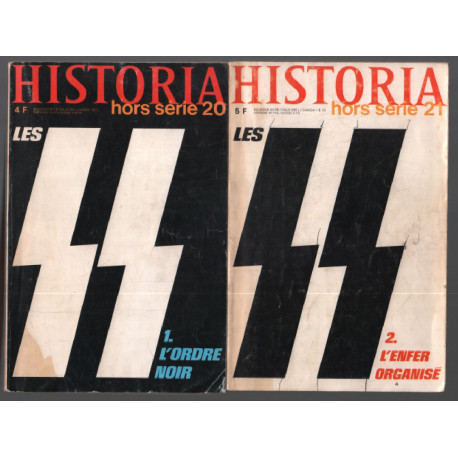 Les SS : l'ordre noir l'enfer organisé ( 2 tomes)