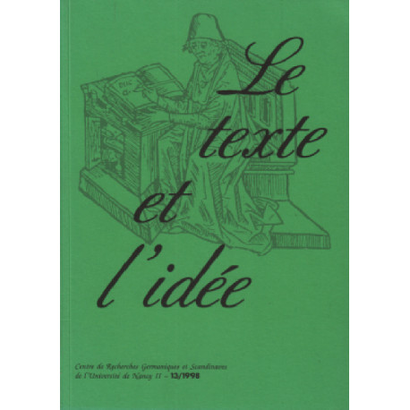 Le texte et l'idée n° 13