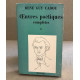 Oeuvres poétiques completes / tome 1