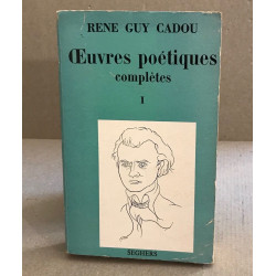 Oeuvres poétiques completes / tome 1
