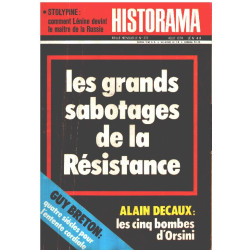 Revue historama n° 273 / les grands sabotages de la résistance