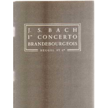 Ier concerto brandebourgeois