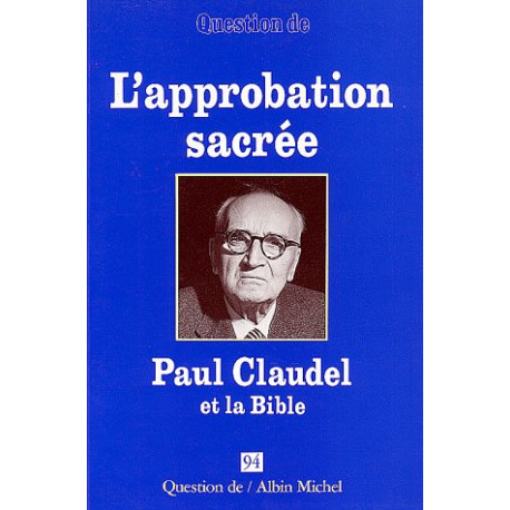 Questions : Approbation sacrée