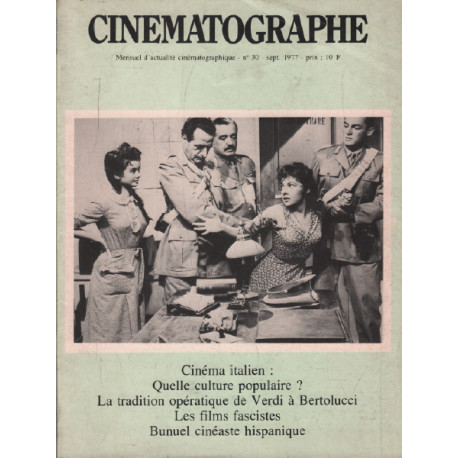 Mensuel d'actualité cinématographique / cinématographe n° 30