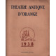 Programme officiel du theatre antique d'orange / année 1938