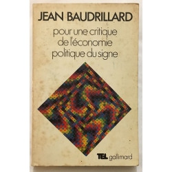 Pour une critique de l'économie politique du signe