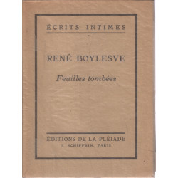 Feuilles tombées / EO numérotée