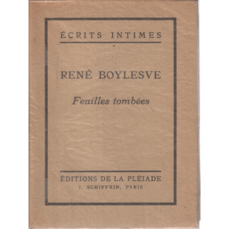 Feuilles tombées / EO numérotée