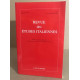 Revue des études italiennes n° 50