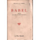 Babel précédé d'une lettre de charles maurras