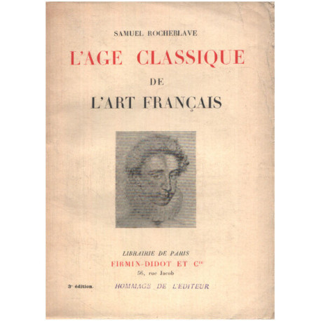 L'age classique de l'art français