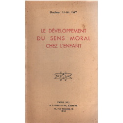Le developpement du sens moral chez l'enfant