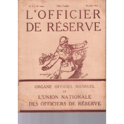 L'officier de réserve n° 9 - 11e année ( 1932 )