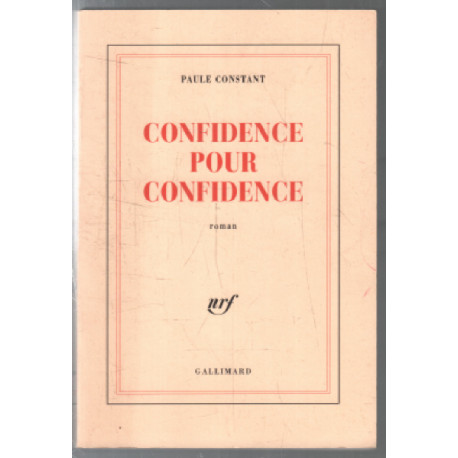 Confidence pour Confidence