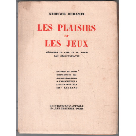 Les Plaisirs et les Jeux : Mémoires du Cuib et du Tioup